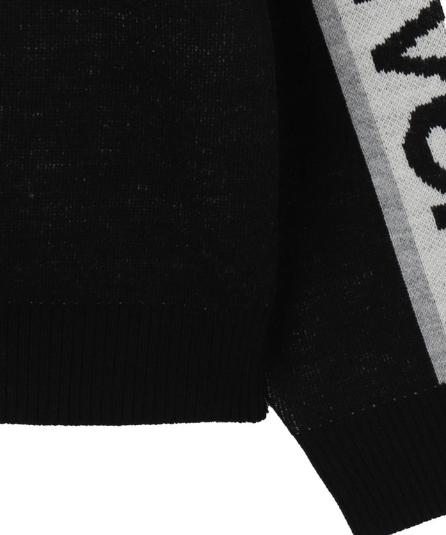 レーシンググラフィックニットブルゾン