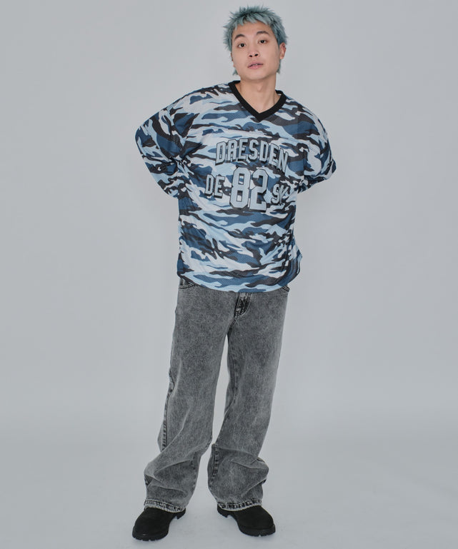 ブルー モデル：178cm L着用