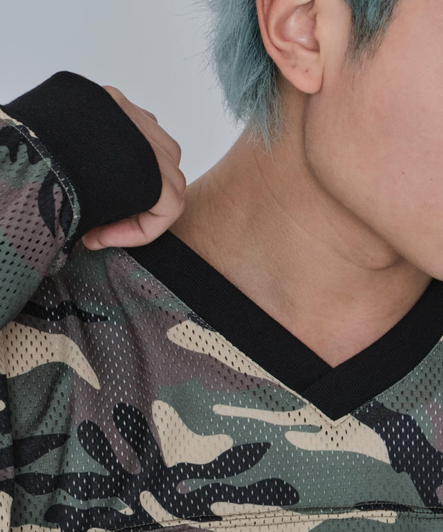 カモフラナンバリングホッケーT（LS）