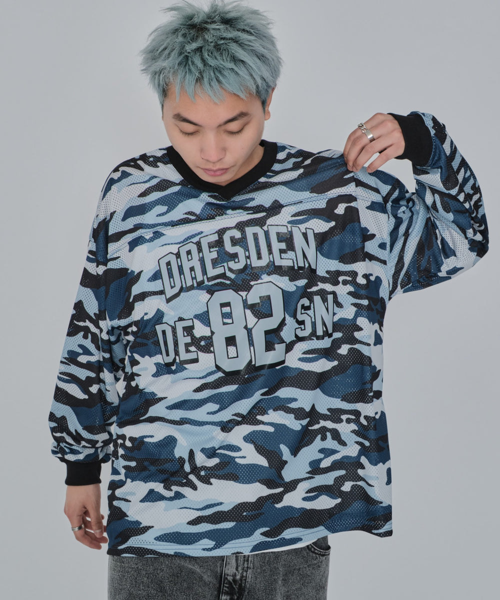 ブルー モデル：178cm L着用