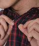チェックレイヤードシャツ（LS）