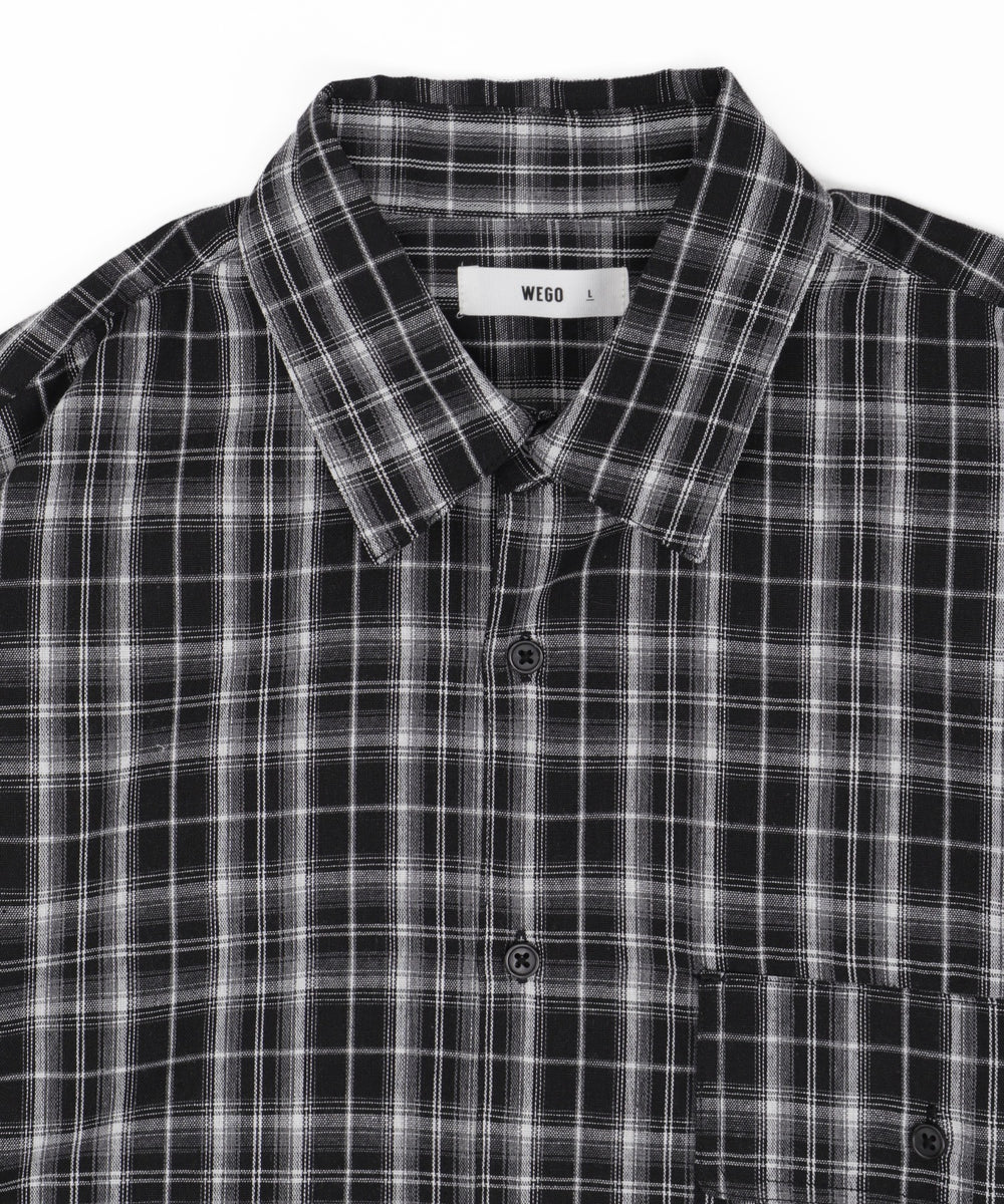 チェックレイヤードシャツ（LS）