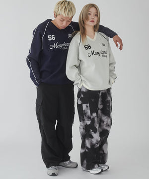 ゲームロゴメッシュジャガードプルオーバー