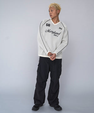 オフホワイト モデル：178cm F着用