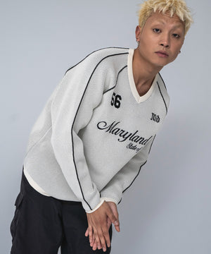 オフホワイト モデル：178cm F着用