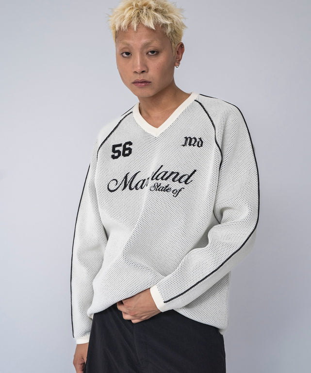 オフホワイト モデル：178cm F着用