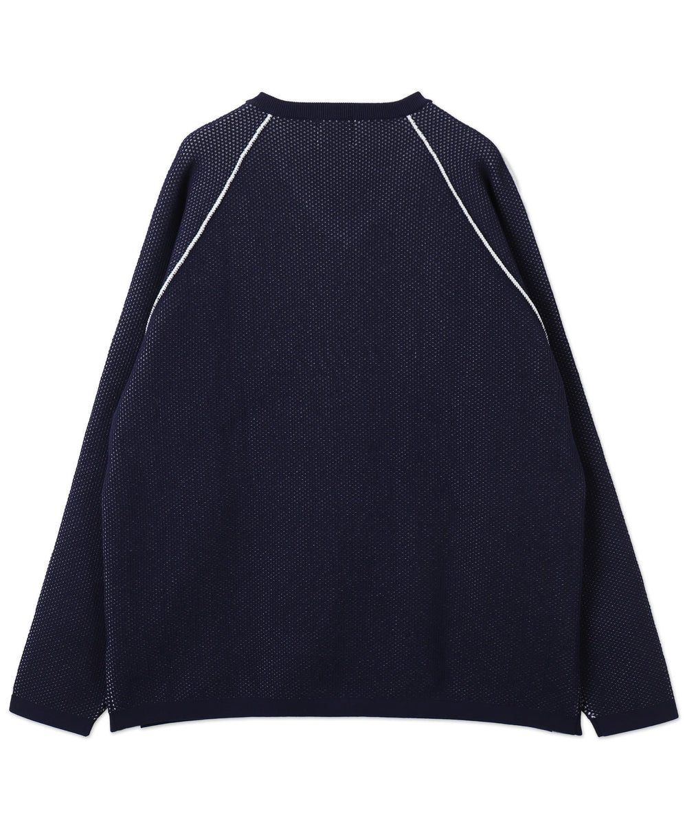 ゲームロゴメッシュジャガードプルオーバー