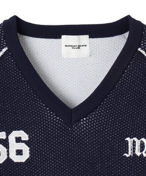 ゲームロゴメッシュジャガードプルオーバー