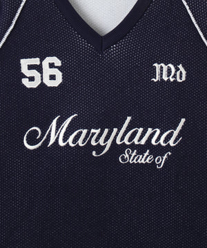 ゲームロゴメッシュジャガードプルオーバー