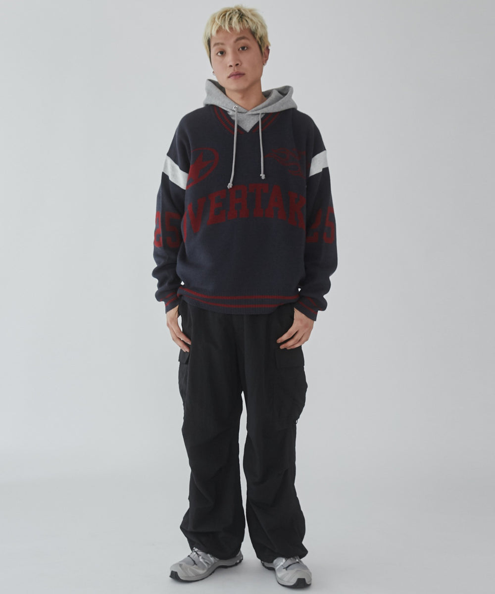 ネイビー モデル：178cm L着用