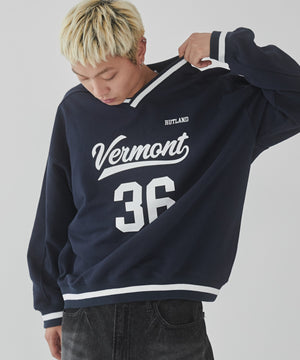 ネイビー モデル：178cm L着用