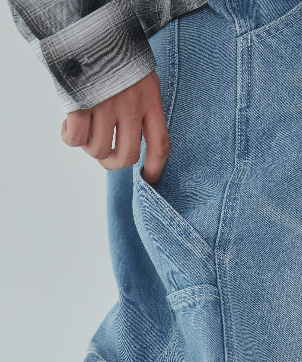 イージーペインターグラフィックデニムパンツ