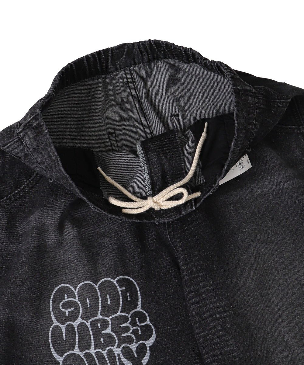 イージーペインターグラフィックデニムパンツ