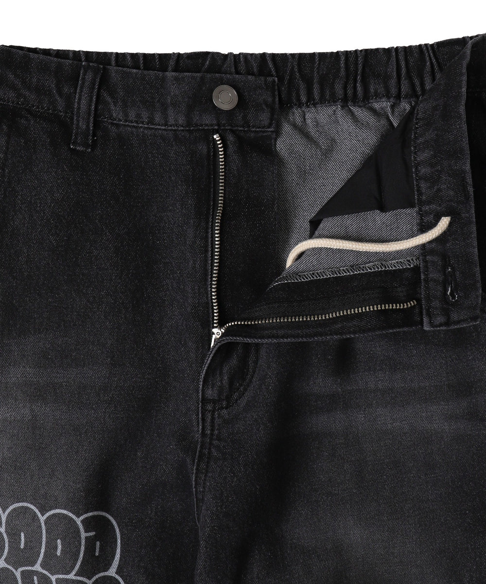 イージーペインターグラフィックデニムパンツ