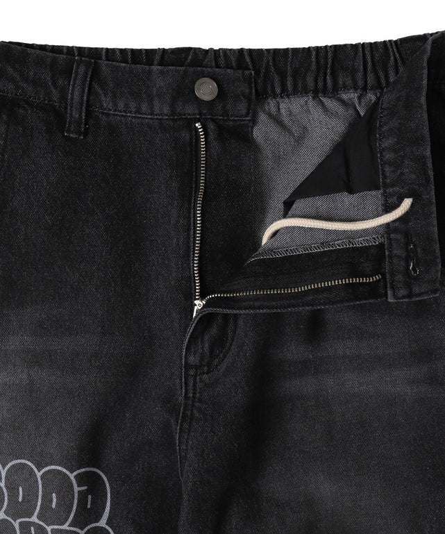 イージーペインターグラフィックデニムパンツ