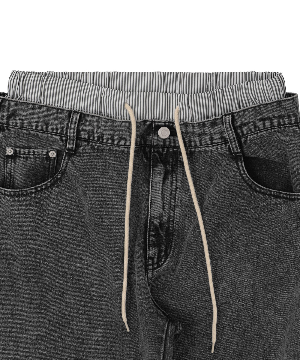 ボクサードッキングデニムパンツ