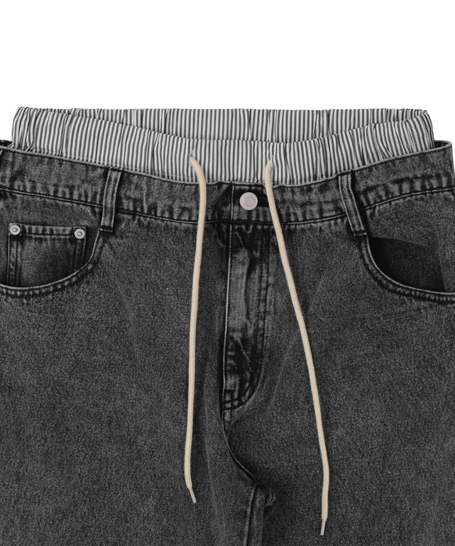 ボクサードッキングデニムパンツ