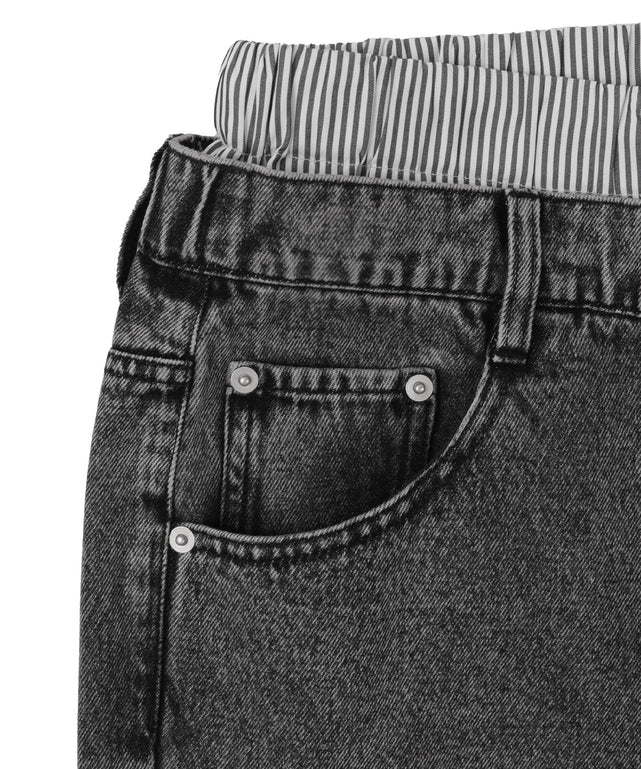 ボクサードッキングデニムパンツ