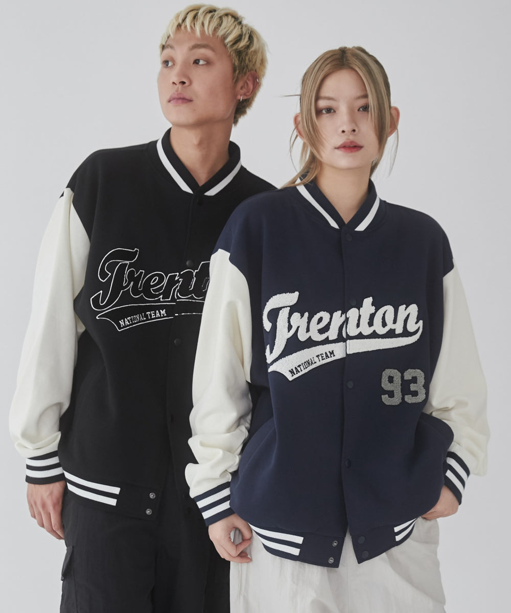 サガラワッペンスウェットスタジャン