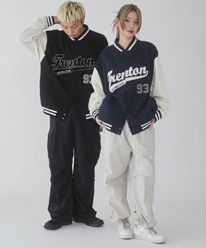 サガラワッペンスウェットスタジャン