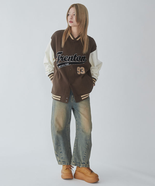 サガラワッペンスウェットスタジャン｜WEGO（ウィゴー） – WEGO