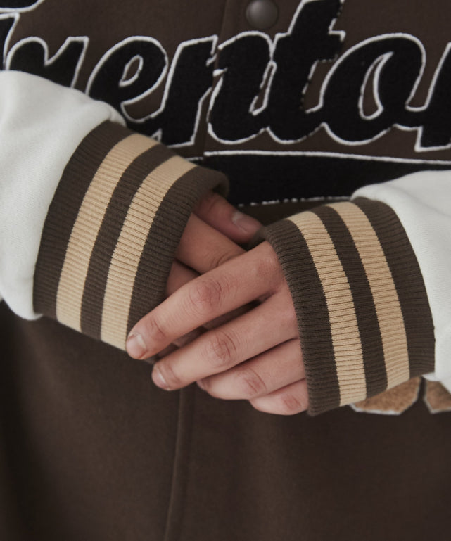 サガラワッペンスウェットスタジャン