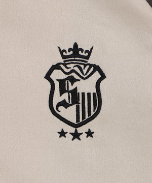 フェイクスウェードトラックジャケット