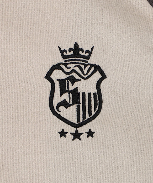 フェイクスウェードトラックジャケット