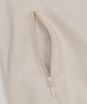 フェイクスウェードトラックジャケット