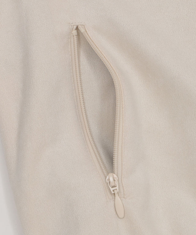 フェイクスウェードトラックジャケット