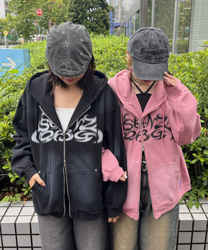 SEQUENZ　ロゴフェードZIPパーカー