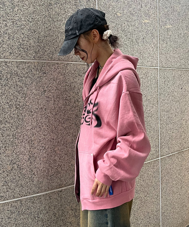 ピンク モデル:165cm Lサイズ着用