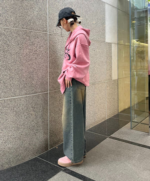 ピンク モデル:165cm Lサイズ着用