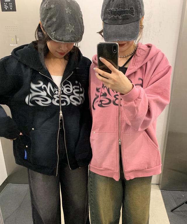 SQNZ NEW O．G LOGO FADE ZIP P／K｜WEGO（ウィゴー） – WEGO