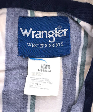 Wrangler ストライプ 半袖ブランドシャツ