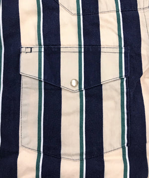 Wrangler ストライプ 半袖ブランドシャツ