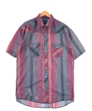 Wrangler ストライプ 半袖ブランドシャツ