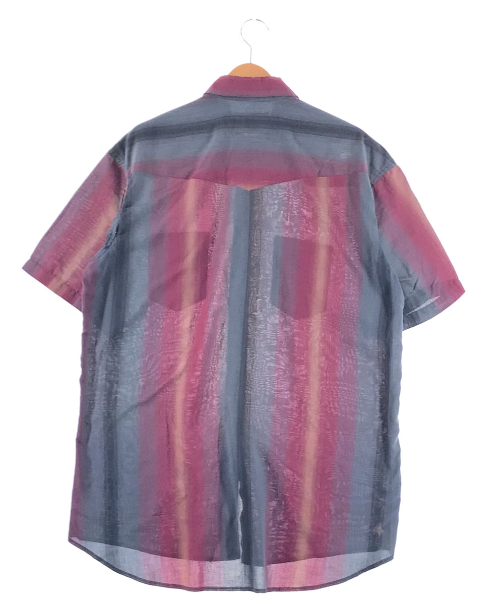 Wrangler ストライプ 半袖ブランドシャツ