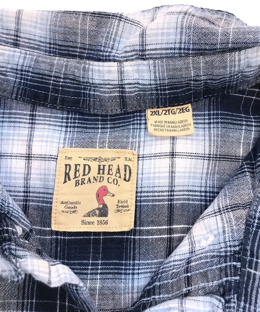 RED HEAD オンブレチェック 半袖ブランドシャツ – WEGO ONLINE STORE