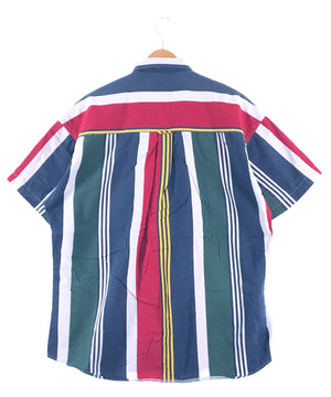 CHAPS ストライプ 半袖ブランドシャツ