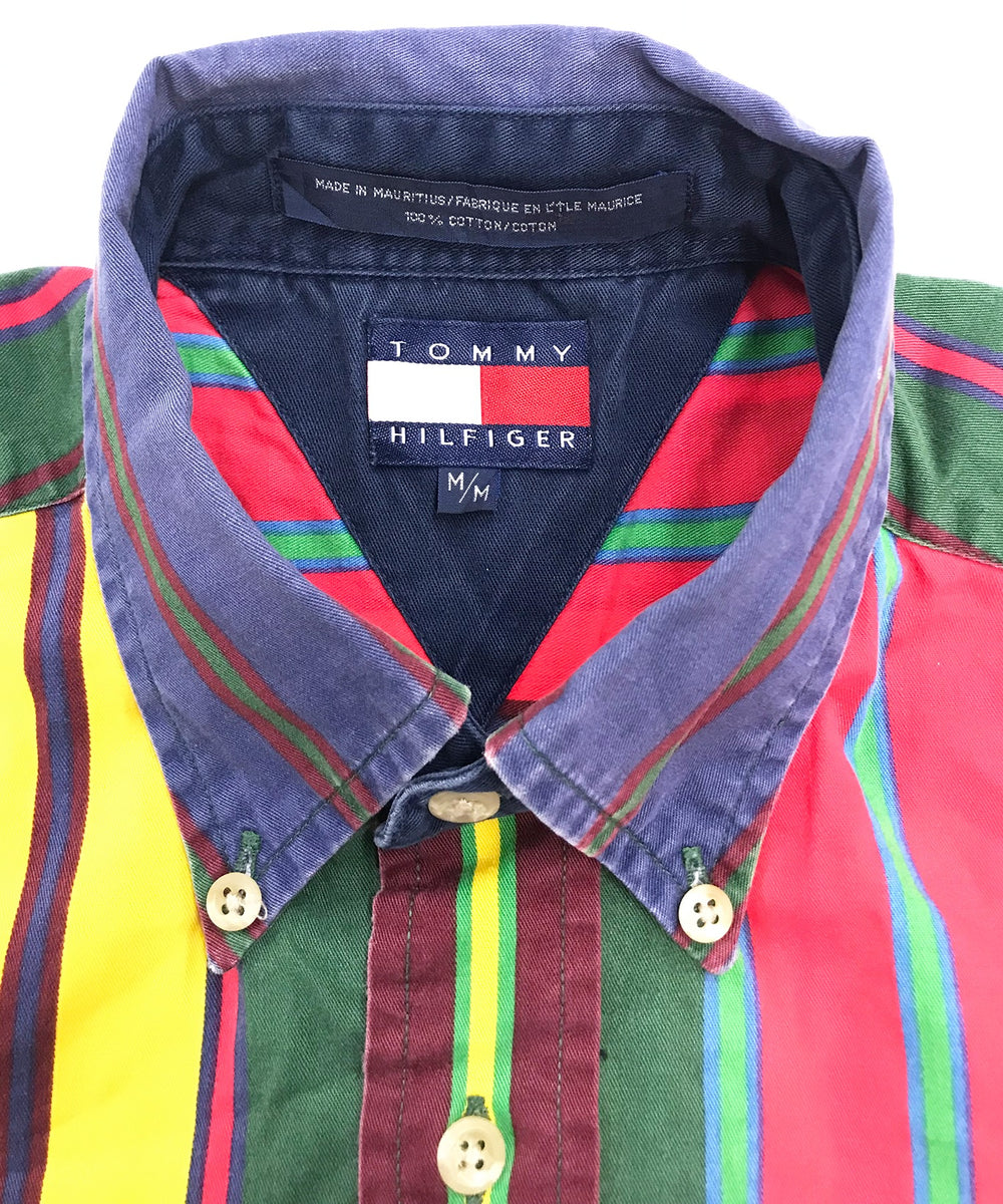 TOMMY ストライプ 半袖ブランドシャツ【対象古着30%OFF】 – WEGO 