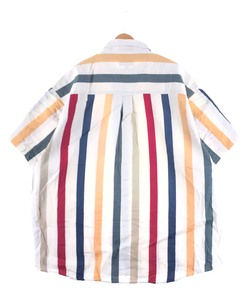 CHAPS ストライプ 半袖ブランドシャツ