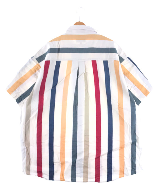 CHAPS ストライプ 半袖ブランドシャツ