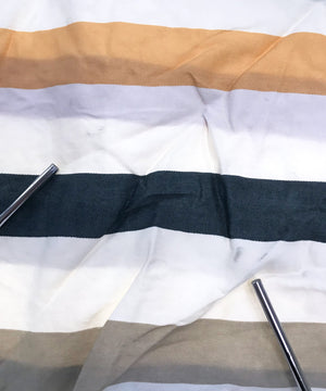 CHAPS ストライプ 半袖ブランドシャツ