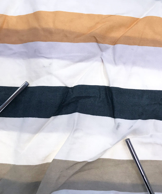 CHAPS ストライプ 半袖ブランドシャツ