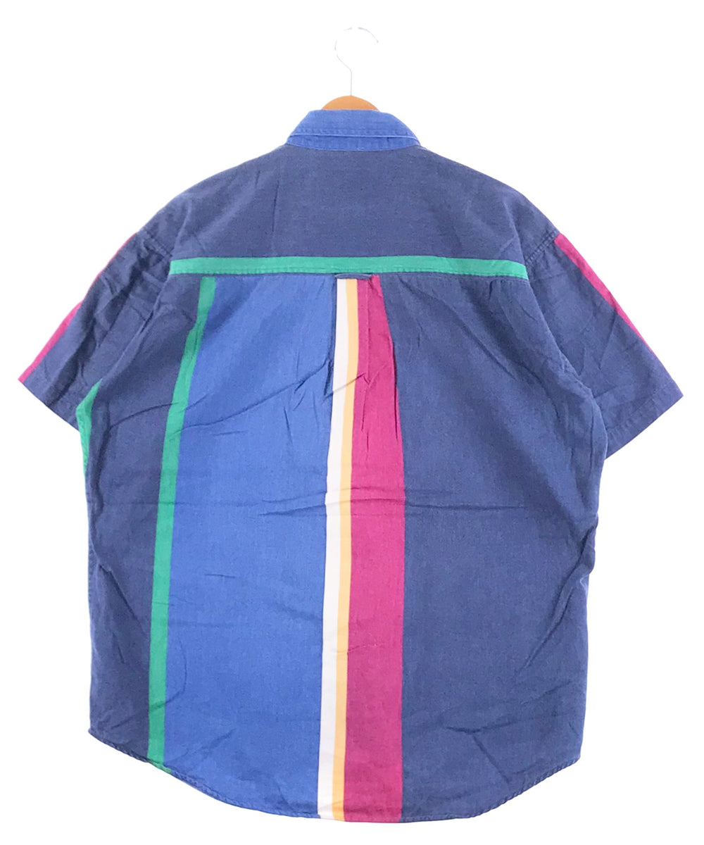 CHAPS ストライプ 半袖ブランドシャツ