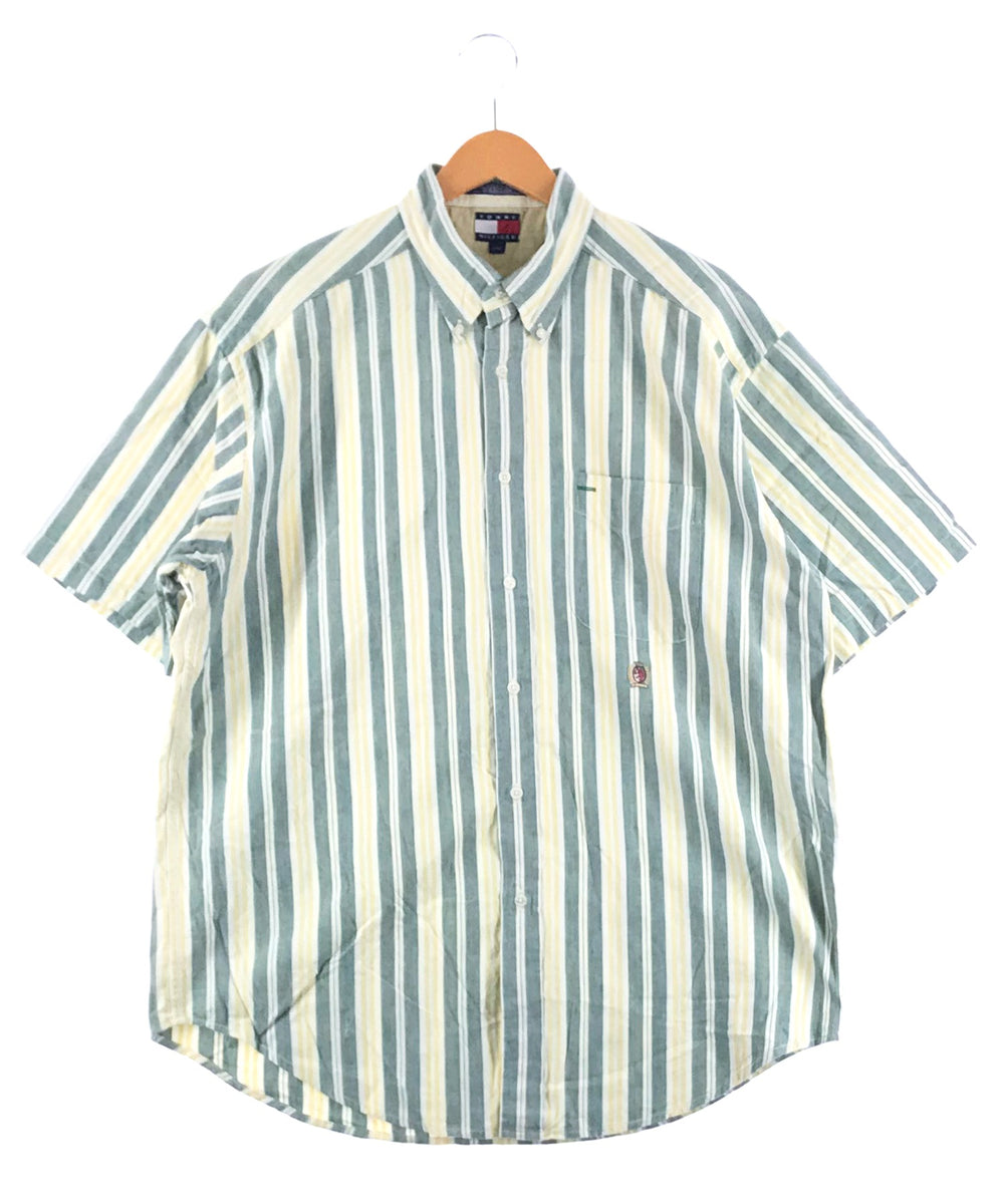 TOMMY ストライプ 半袖ブランドシャツ