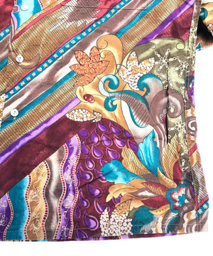 BURMA BIBAS 半袖柄シャツ