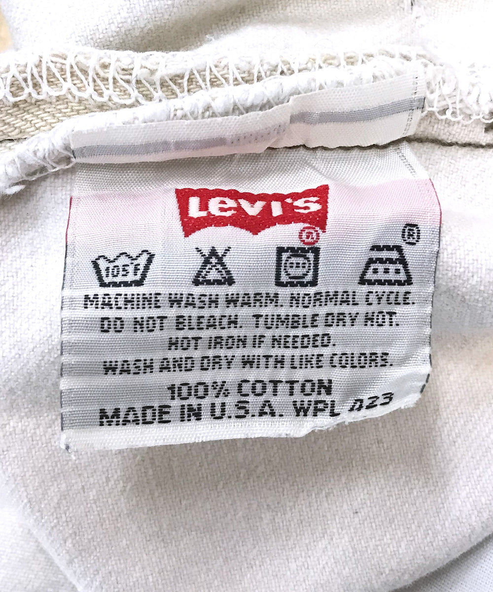Levi's 501 ホワイトデニム W38 x L32