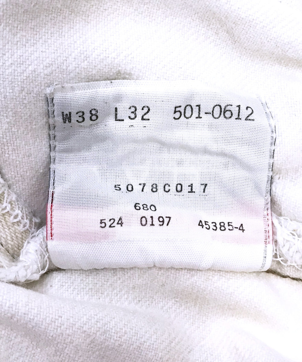 Levi's 501 ホワイトデニム W38 x L32